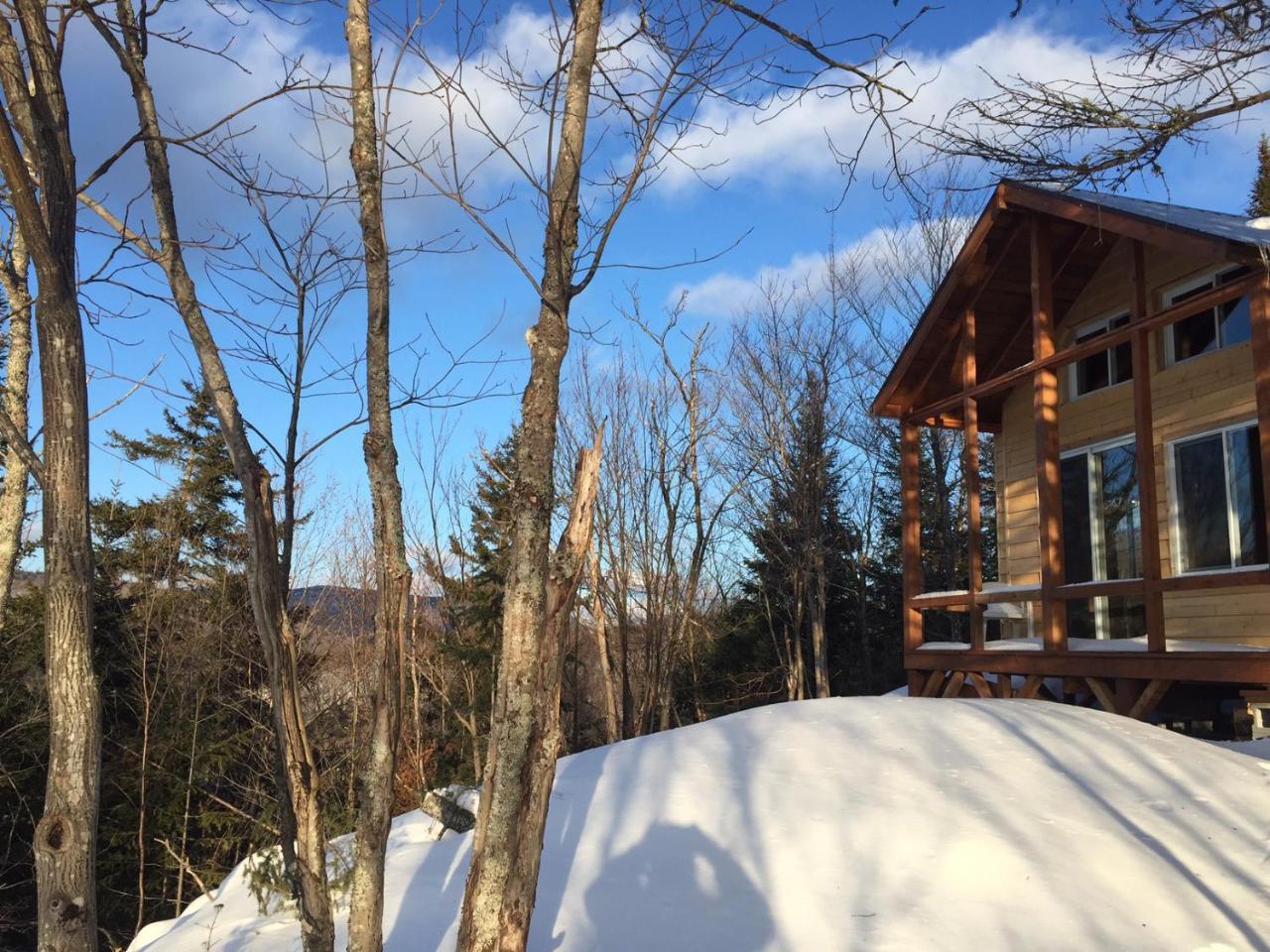 Chalet Nature Laurentides Val-des-Lacs Bagian luar foto